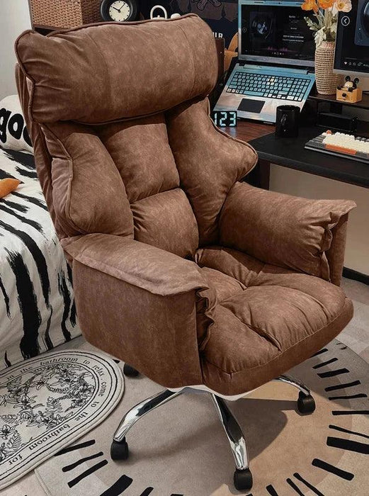 Sleek Nordic Leather Ergonomic Recliner - The Perfect Blend of Comfort for Gaming and Leisure
