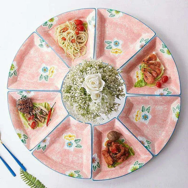 Elegant New Year's Eve Ceramic Dining Set for a Luxe Celebration