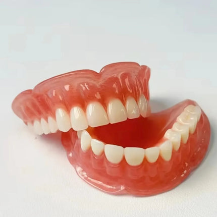 Shop1105480139 Premium Silicone Full-Mouth Dentures Set with Storage B