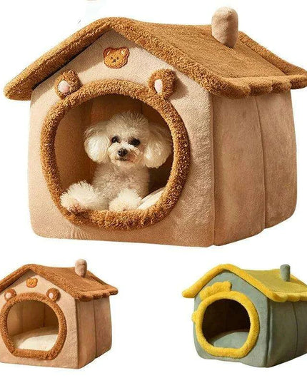 Cozy Travel Nest Bed for Small Pets - Ultimate Plush Comfort Retreat