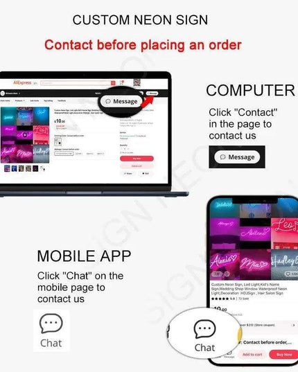 Personalized Waterproof LED Neon Name Sign - Stylish Wall Art for Any Space