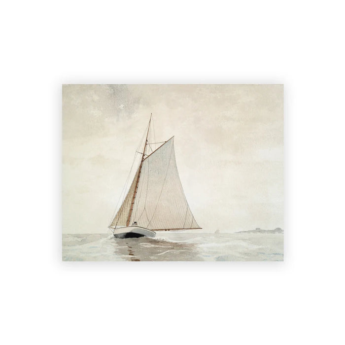 Tranquil Coastal Watercolor Art Print for Timeless Home Decor