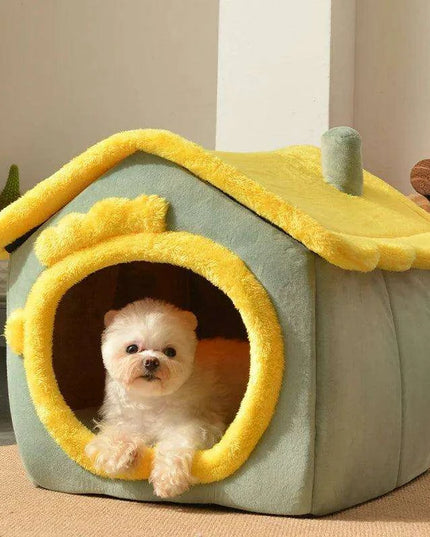 Cozy Travel Nest Bed for Small Pets - Ultimate Plush Comfort Retreat