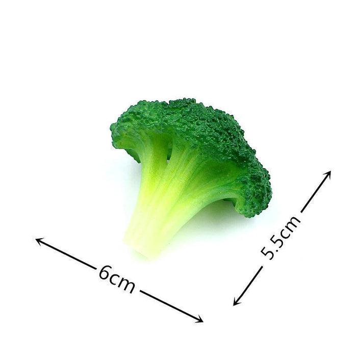Lifelike Artificial Vegetable Set - Realistic Tomato, Corn, and Broccoli for Restaurant Displays and Photography
