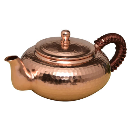 350ML Small Red Copper Teapot Handmade Solid Thick Copper Personal Tea Kettle, Chinese Kongfu Style Copper Tea Pot,Mini 350ml-small-red-copper-teapot-handmade-solid-thick-copper-personal-tea-kettle-chinese-kongfu-style-copper-tea-pot-mini