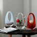 Chic Stained Glass Handbag Vase for Elegant Home Decor