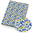 Lemony White Patchwork / 50x145cm / Polyester Cotton