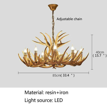 OUTELA Elegant Nordic LED Chandelier for Stylish Dining and Hallway Lighting