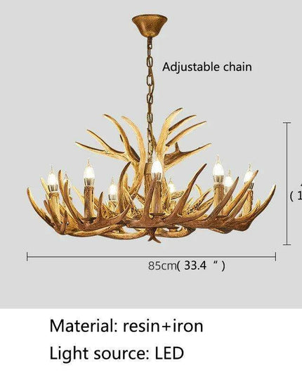 OUTELA Elegant Nordic LED Chandelier for Stylish Dining and Hallway Lighting