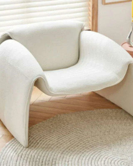 Nordic Elegance: Space-Efficient Leather Armchair for Contemporary Homes