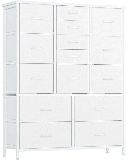 Elegant 15-Drawer Chest with Organizers for Stylish Bedroom Storage