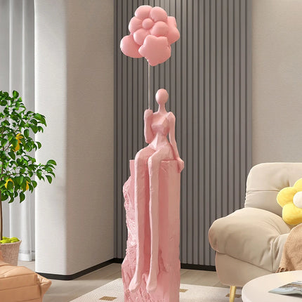 Home Decor Figurines Abstract Statues Art Ornaments Living Room Large