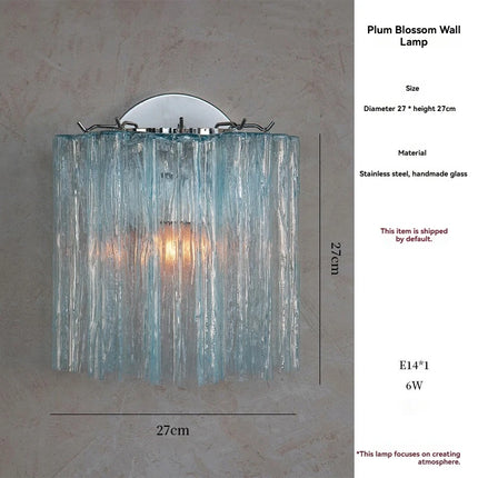 Murano Glass Wall Sconce - French Style LED Wall Light
