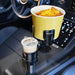 Adjustable Dual Cup Holder & Organizer | Enhanced Stability, Rotating Function