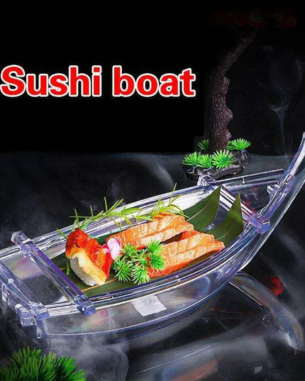 Elegant Sushi Boat Platter Set - Versatile Serving Dish for Asian Cuisine