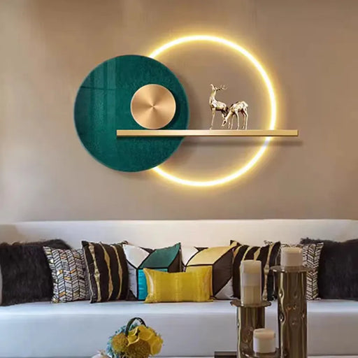 Colorful Metal LED Wall Sconce Light with Modern Art Deco Style