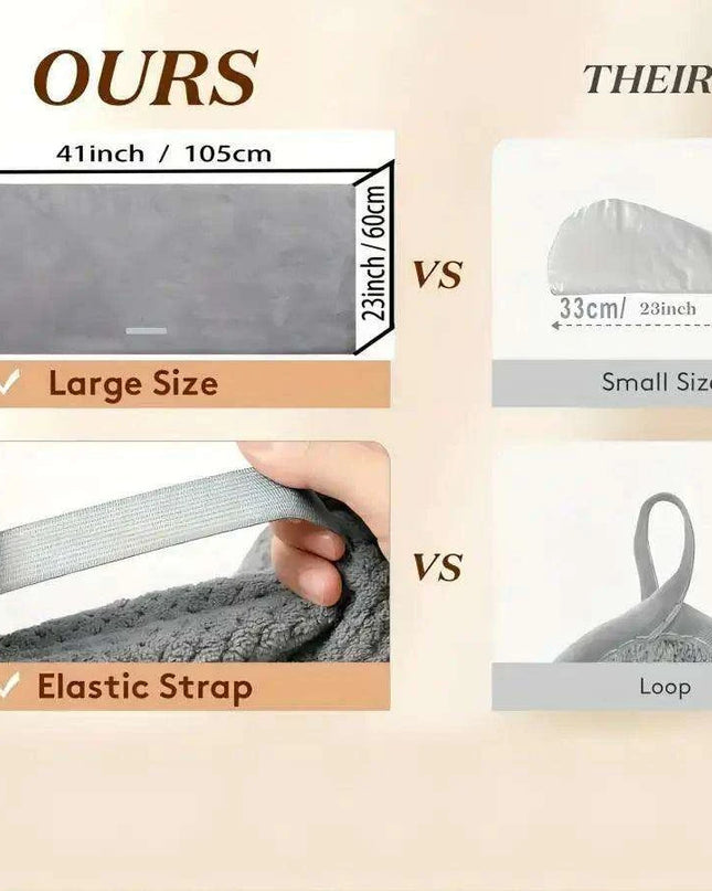 Luxury Microfiber Hair Drying Towel