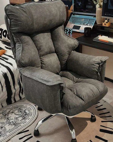 Sleek Nordic Leather Ergonomic Recliner - The Perfect Blend of Comfort for Gaming and Leisure