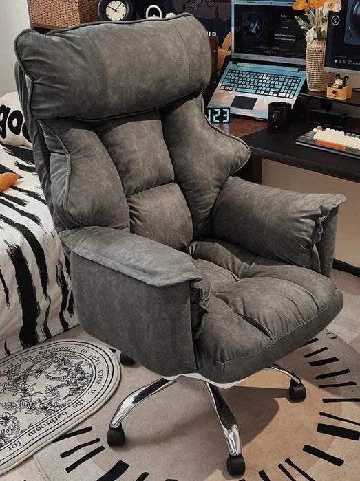 Sleek Nordic Leather Ergonomic Recliner - The Perfect Blend of Comfort for Gaming and Leisure