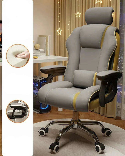 Pink Gaming Throne with Rolling Massage - Elevate Your Workspace!