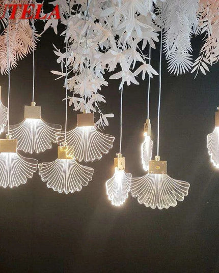 Illuminating Elegance: Ginkgo Leaf LED Lamp for Unforgettable Celebrations