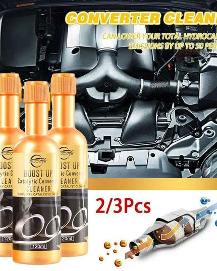 3-Pack Premium Engine & Catalytic Converter Cleaner for Enhanced Vehicle Performance