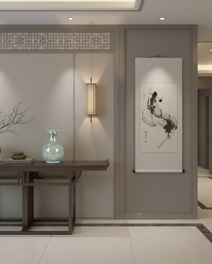 Artisanal Glaze Gold Ceramic Vase