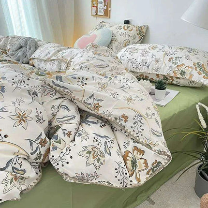 Charming Cherry Blossom Soft Washed Cotton Bedding Set