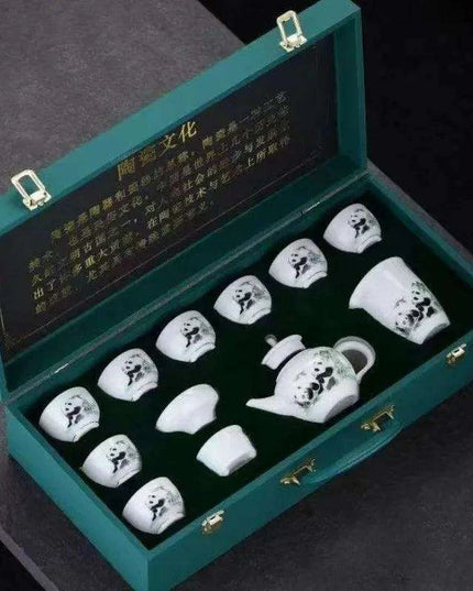 Exquisite Goat Fat Jade Porcelain Kungfu Tea Set for an Enriching Tea Experience