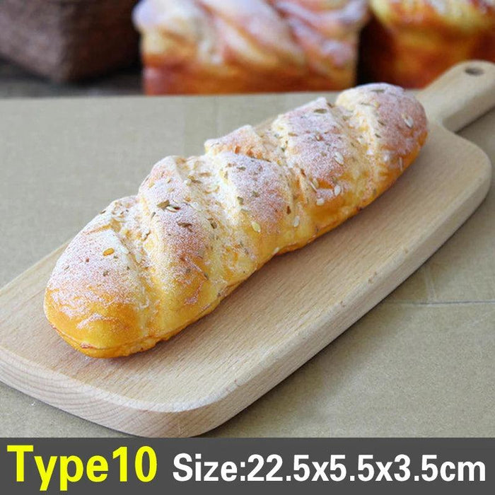 Elegant Artificial French Baguette Home Decor for Kitchen and Display