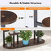 11-Pot Wooden Plant Stand Shelf - Vertical Space Maximizing Flower Organizer