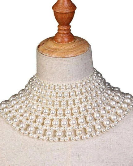 Pearl Elegance Choker and Body Chain Set