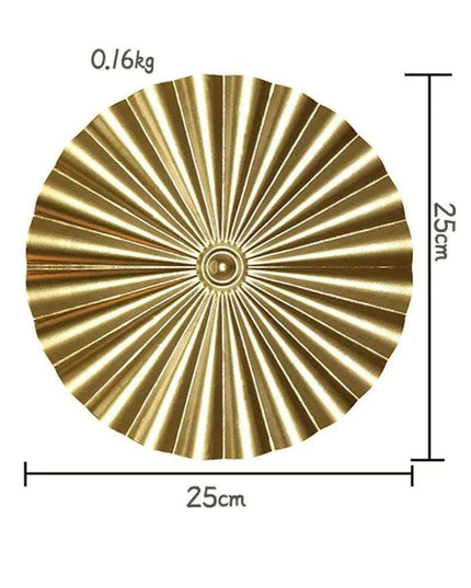 Luxurious Golden Aura Metal Wall Art for Chic Home Decor