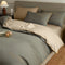 Monnom 100% Egyptian Cotton Duvet Cover Set - 3pcs, Soft & Durable