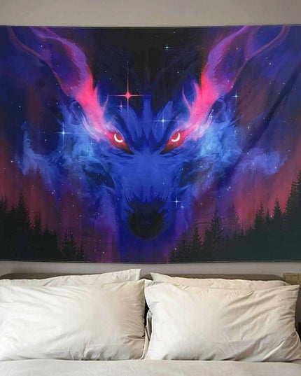 Neon Anime Punk Glow Wall Hanging - Eye-Catching Japanese Art Decor