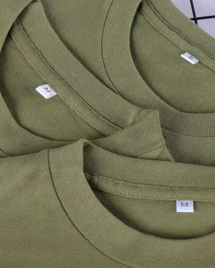 300gsm Premium Cotton Unisex Short-Sleeve T-Shirt - Pure White Blank Tee for Wholesale