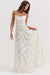 Stunning Backless A-line Maxi Dress with Adjustable Straps – Ideal for Celebratory Events & Summer Gatherings