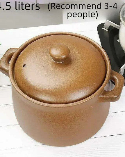 Expectant Mothers' Traditional Chinese Clay Pot Stew Cooker - Elevate Your Cooking Experience