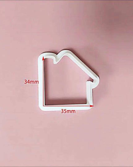 Festive Creations Earring Mold: Design Playful Red Lips & Enchanting Christmas House Shapes