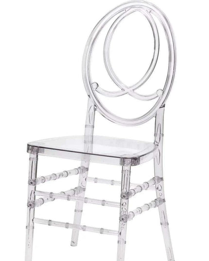 Modern 32-Piece Clear Acrylic Stacking Stools for Events