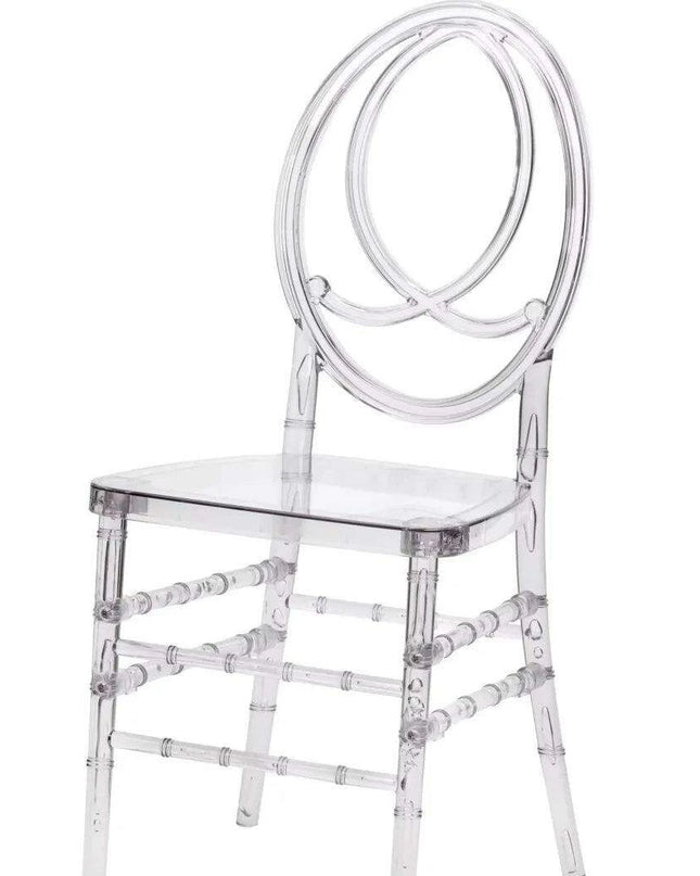 Modern 32-Piece Clear Acrylic Stacking Stools for Events