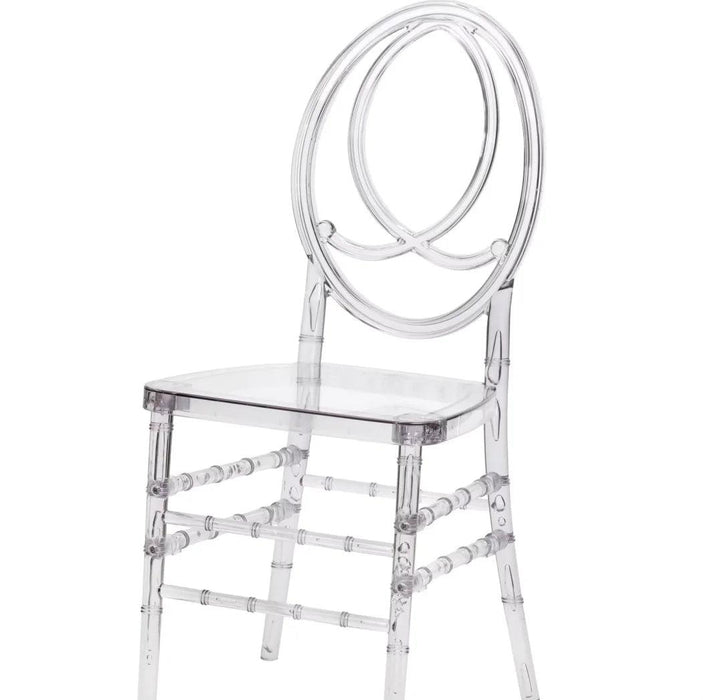 Modern 32-Piece Clear Acrylic Stacking Stools for Events