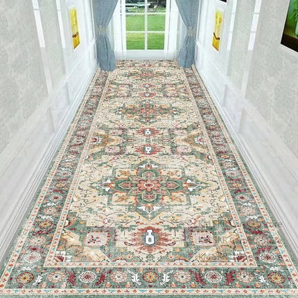 Retro Persian Long Runner Rug — Non-Slip, Boho Hallway Carpet | Très Élite
