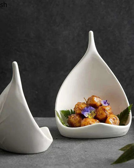 Chic Irregular Shaped Ceramic Plate Collection for Elevated Dining