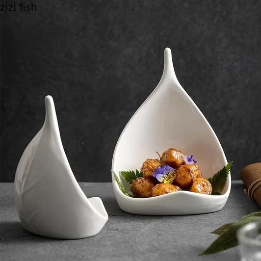 Chic Irregular Shaped Ceramic Plate Collection for Elevated Dining