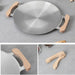 Versatile Portable Stainless Steel Korean BBQ Grill Pan for Outdoor Gatherings