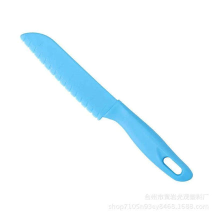 Colorful Kids' Safe Fruit Cutting Knife Set for Young Culinary Explorers