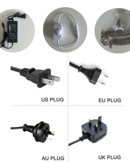 Customizable Neon Cartoon LED Wall Art Light with Dimming Features for Unique Room Decor