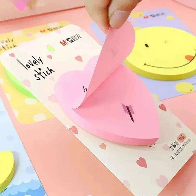 Colorful Kawaii Sticky Notes - Fun and Functional Memo Stickers for a Cheerful Workspace