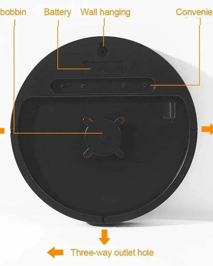 Vibrant Remote-Controlled LED Wall Calendar Clock with Temperature & Dual Alarm - 10 Inch Home Decor